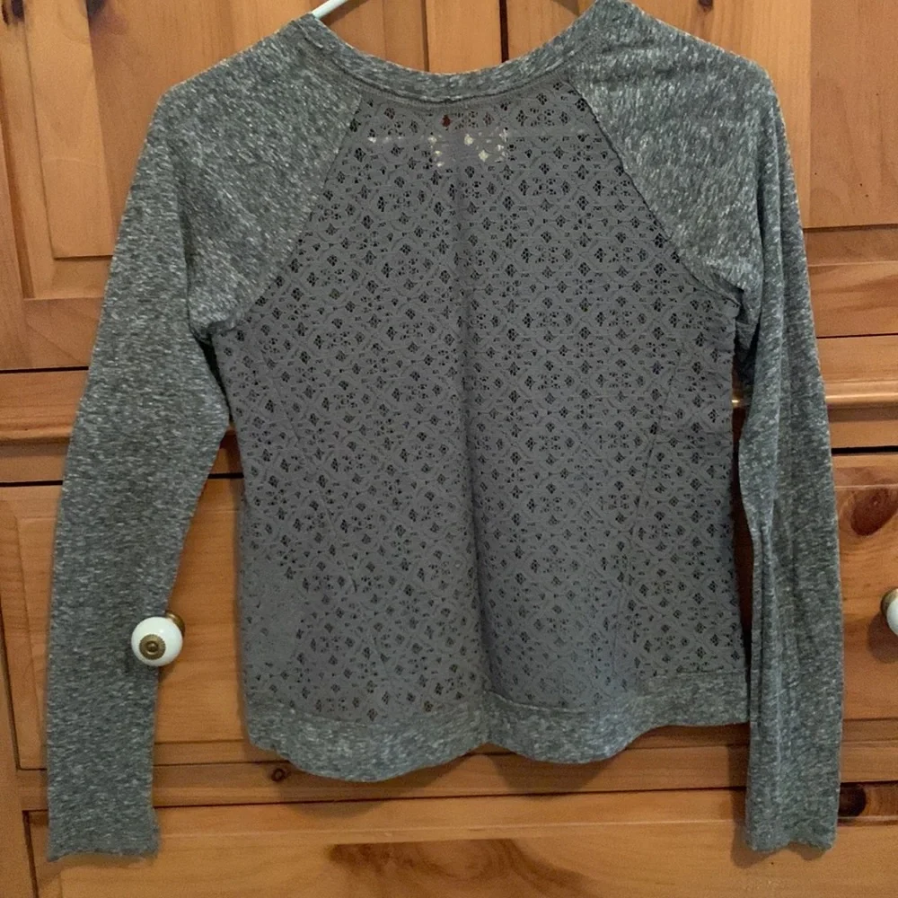 Hollister Shirt With Lace and Gemstones - Size XS